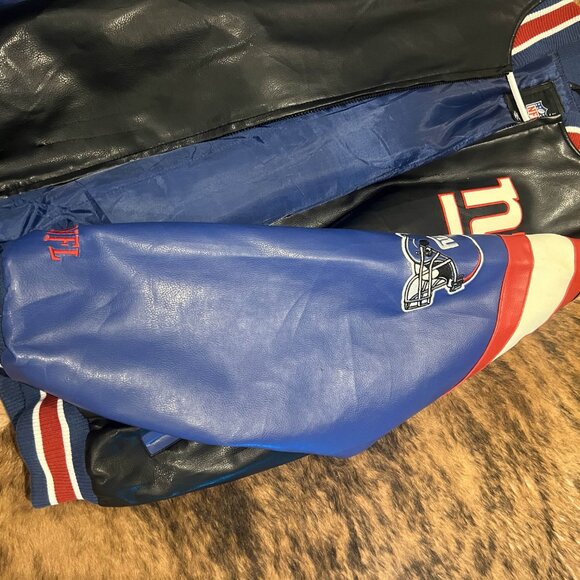 Official Licensed New York Giants Leather Jacket - Picture 3 of 4